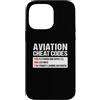 National Aviation Day Apparel Custodia per iPhone 14 Pro Max Codici cheat per l'aviazione