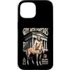 Grandio Design Archaeological Science Custodia per iPhone 15 Archeologia Mitologia greca Centauro Coda di cavallo Archeologo