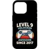 Level 9 Unlocked Awesome Since 2017 Custodia per iPhone 16 Pro Livello 9 sbloccato fantastico dal 2017