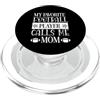 Fraxoweb Il mio giocatore di football preferito mi chiama mamma sport PopSockets PopGrip per MagSafe
