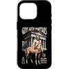 Grandio Design Archaeological Science Custodia per iPhone 16 Pro Archeologia Mitologia greca Centauro Coda di cavallo Archeologo
