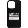 National Aviation Day Apparel Custodia per iPhone 13 Pro Codici cheat per l'aviazione