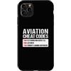 National Aviation Day Apparel Custodia per iPhone 11 Pro Max Codici cheat per l'aviazione