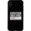 National Aviation Day Apparel Custodia per iPhone XS Max Codici cheat per l'aviazione