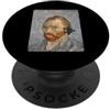-TheMissingPiece- Accattivante puzzle-ritratto di Van Gogh con pezzo mancante PopSockets PopGrip Adesivo