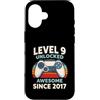 Level 9 Unlocked Awesome Since 2017 Custodia per iPhone 16 Livello 9 sbloccato fantastico dal 2017