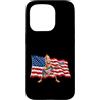 250 Years USA Tung Sahur Tees and Gifts Custodia per iPhone 15 Pro Brainrot 4th July US Flag America Tung Sahur Electric Guitar