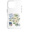 Happy Destiny Custodia per iPhone 16 Pro New York NY, USA, Icone, Mappe