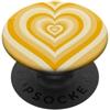 Yellow Aesthetics Gifts Cuori Gialli Kidcore Estetica Artwork San Valentino Amore PopSockets PopGrip Adesivo