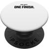 Never Tap Jiu Jitsu BJJ Grappling Boxing One Shot One FInish in palestra per allenamento da boxe PopSockets PopGrip Adesivo