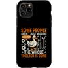 Engineer Retro Vintage Tool Humor Duck Custodia per iPhone 11 Pro Sarcastico divertente dire che alcune persone sono solo scomparse