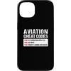 National Aviation Day Apparel Custodia per iPhone 13 Codici cheat per l'aviazione