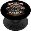 Jeff Hobrath Sabato Wrench Society V8 Garage Car Truck Mechanic Design PopSockets PopGrip Adesivo