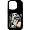 Jimbeels Custodia per iPhone 14 Pro INK FLOW ROUTINE Stilografica Taccuino Scrittura