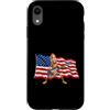 250 Years USA Tung Sahur Tees and Gifts Custodia per iPhone XR Brainrot 4th July US Flag America Tung Sahur Electric Guitar