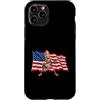 250 Years USA Tung Sahur Tees and Gifts Custodia per iPhone 11 Pro Brainrot 4th July US Flag America Tung Sahur Electric Guitar