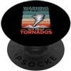 Storm Chasing Tornado Weather Meteorolog Avvertimento Posso parlare di Tornados Storm Hunter Meteorologia PopSockets PopGrip Adesivo