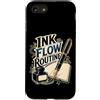 Jimbeels Custodia per iPhone SE (2020) / 7/8 INK FLOW ROUTINE Stilografica Taccuino Scrittura