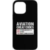 National Aviation Day Apparel Custodia per iPhone 13 Pro Max Codici cheat per l'aviazione
