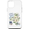 Happy Destiny Custodia per iPhone 12/12 Pro New York NY, USA, Icone, Mappe