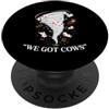 Storm Chasing Tornado Weather Meteorolog We Got Cows Storm Chasing Tornado Divertente Meteo Umorismo PopSockets PopGrip Adesivo