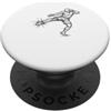 Never Tap Jiu Jitsu BJJ Grappling Boxing Regalo di combattimento in palestra per allenamento da boxe PopSockets PopGrip Adesivo