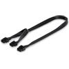 adaptare Adattatore di alimentazione per scheda grafica X-35118, 2 connettori PCle 6+2 a spina PCle a 8 pin, nero, 0,60 m