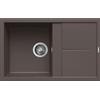 Elleci Lavello Elleci Incasso 1 vasca 79x50 Unico 300 Granitek Espresso LGU30078