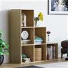 Vida Designs Durham - Libreria per scale, organizer per soggiorno (6 cubi, rovere)