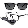 OCCHIALE PREMONTATO DA LETTURA CORPOOTTO CLIP ON NERO LENTI GRIGIE +2.00 - DISPOSITIVO MEDICO CLASSE I