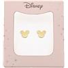 DISNEY ORECCHINO MICKY LUCIDO PLACCATO ORO 24KT - ACCESSORIO GIOIELLO