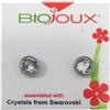 SANICO SRL Sanico Bjt3040T Orecchino Cristallo Tondo In Titanio