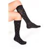 Kamila Gambaletto Fantasy 15 Multi Trama Unisex Nero Con Pois Grigi M