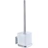 WENKO Vacuum-Loc® portarotolo e portascopino WC in acciaio inox Quadro, Acciaio inossidabile, 9.5 x 37 x 12.5 cm, Lucido
