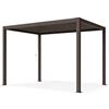 Arreditaly Pergola Bioclimatica 3x4 Metri Gazebo Con Copertura A Lamelle Orientabili Sistema Di Drenaggio Struttura In Alluminio E Acciaio Anti UV Per Giardino Terrazza E Piscina Marrone Opaco
