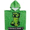 Clondo Poncho Mare Bambino con Cappuccio 50x100 cm Per Minecraft Fan - Asciugamano Accappatoio Microfibra ad Asciugatura Rapida per Piscina, Spiaggia e Bagno - 2-6 Anni Neonati e Bimbi