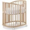 ERBESI Lettino Evolutivo Forever 4 in 1 Culla Montessori Naturale Erbesi