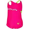 ARENA Kids Girl's Friends Swimsuit Swim PRO Back, Intero Bambine E Ragazze, Freak Rose-Soft Green, 1-2 Anni, 005160