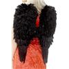 Smiffys Ali da angelo con piume, nere, 50cmx60cm / 20inx24in Halloween