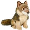 Uni-Toys HW-79037 - Peluche a forma di lupo seduto, 25 cm (altezza)