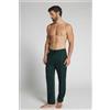Intimissimi Pantaloni Lunghi In Cotone Mercerizzato Filo Premium Verde