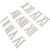 Hztyyier Numeri Romani in Legno, Set di 12 Pezzi, 7 cm, Decorazioni per Orologio, Adesivi per Artigianato