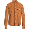 FINAMORE 1925 - Camicia tinta unita - Mandarino