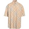 BURBERRY - Camicia fantasia - Beige