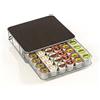 Generico Contenitore Porta Capsule Cialde Caffe Metallo 36 Posti Drawer Box
