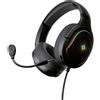 NOVA GAMING Cuffie gaming cablate - NOVA GAMING - Borealis - Microfono rimovibile - LED RGB - Nero
