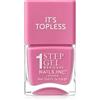 Nails Inc. It's Topless 1 Step Gel Nail Polish 14 ml tonalità Miley