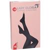 GLORIA MED SpA Ladygloria 18 Gamb Gambaletto a Compressione Graduata Nero Taglia 2 Donna Benessere Gambe