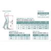 GLORIA MED SpA Calza Elastica Antitrombosi Thrombosis 18 Mono per Gamba Sinistra, Dispositivo Medico per Prevenzione della Trombosi Venosa
