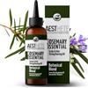 Aesthete Olio di Rosmarino per Capelli AESTHETE | 100 ml Naturale con Ricino, Macadamia e Vitamina E | Stimola la Crescita, Rinforza, Non Unge | Rosemary Oil for Hair Growth 99,99% Natural Origin